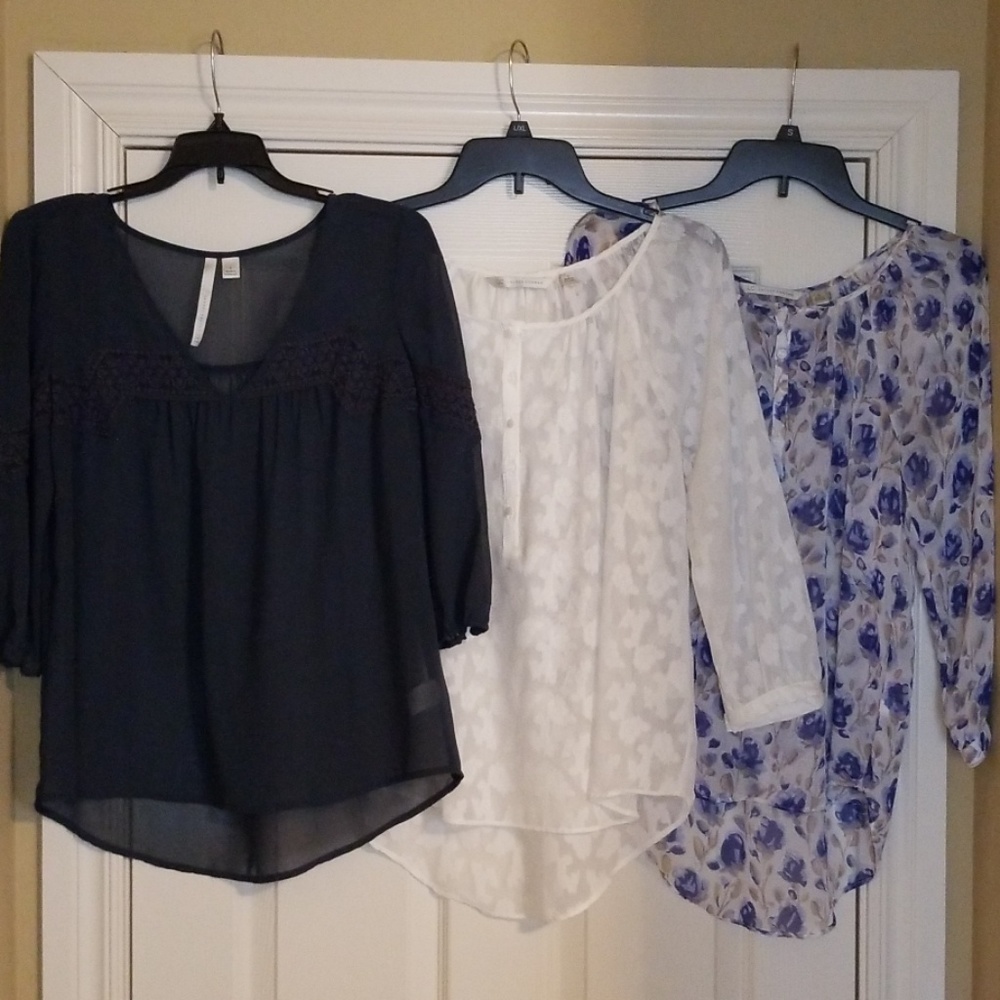 LC Lauren Conrad Sheer Top Bundle